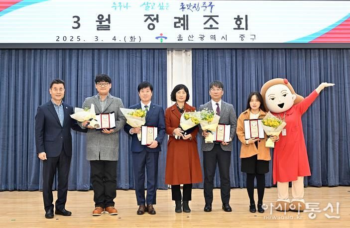 중구, 지방세 성실·모범 납세자 표창 수여
