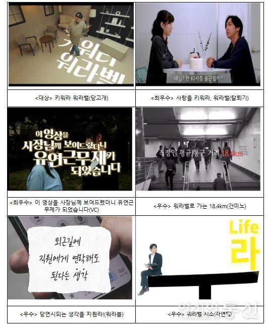2024 일․생활 균형 콘텐츠 공모전 수상작 - 영상 부문