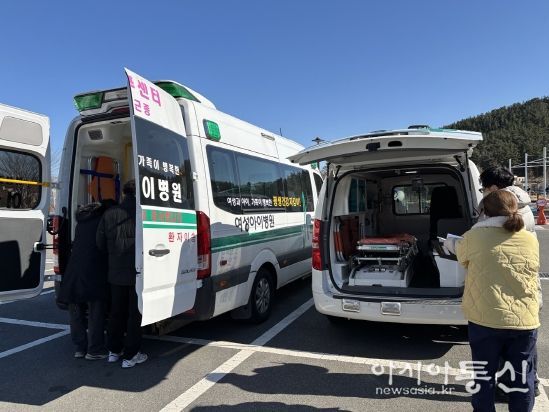 포항시 북구보건소는 19일 지역 의료기관 등에서 등록 및 운용 중인 특수·일반구급차를 대상으로 ‘구급차 관리 실태 현장점검’을 실시했다.