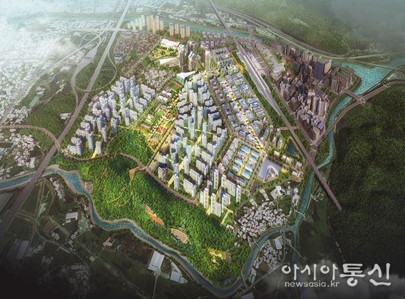 KTX 울산역 복합특화단지 예상조감도