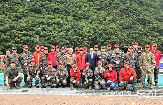 해병대 전우회 달서구지회, 월광수변공원 도원지 정화활동 실시