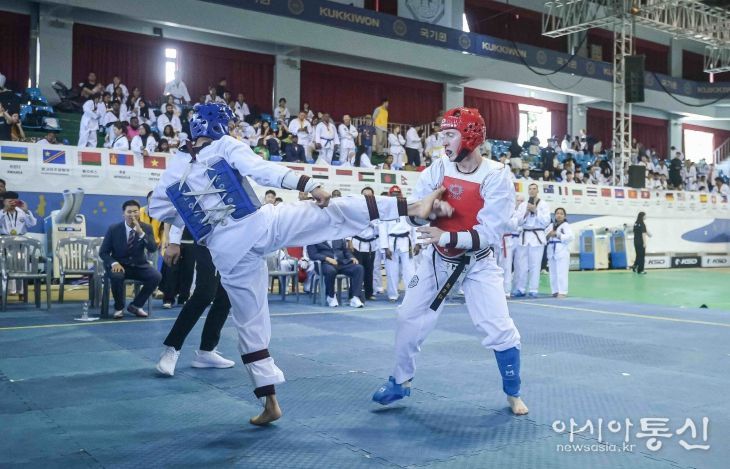 지난 2024년 9월, 국기원에서 개최된 ‘2024 외국인 태권도 경연축제’ 모습