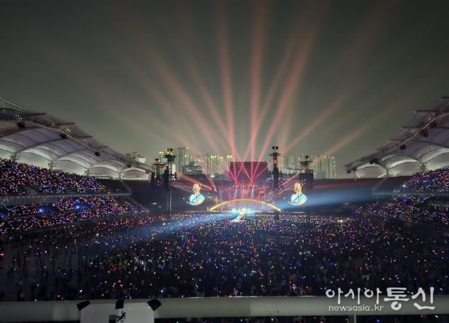 고양종합운동장에서 열린 콜드플레이 내한공연(사진 제공=라이브네이션코리아)