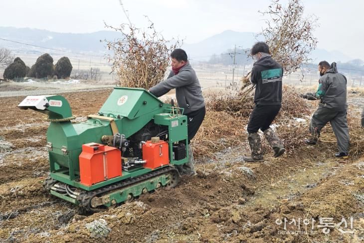 순창군, 영농부산물 파쇄 집중 지원… 산불 예방 효과 기대
