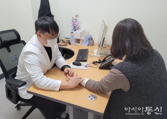 대곶면 보건지소 진료 모습