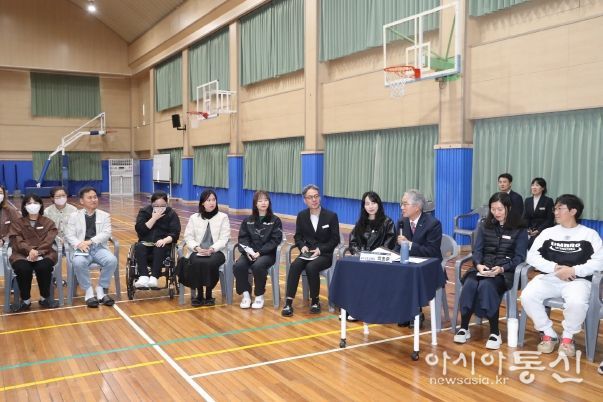 박종훈 교육감, 현장 소통 방문