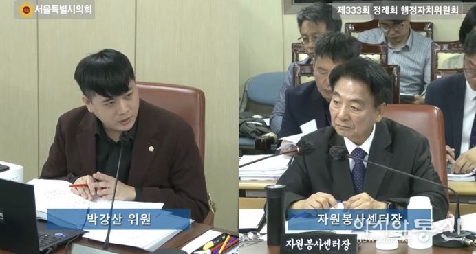 박강산 시의원, 청소년 자원봉사 프로그램 자치구별 편차 좁혀야