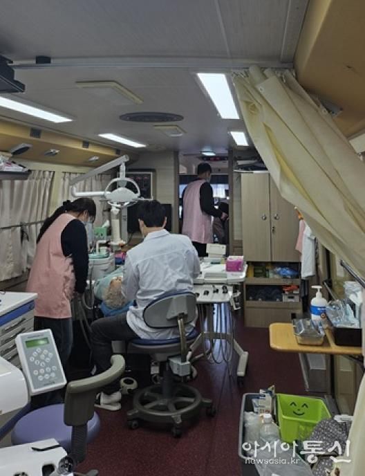 파주시 교하동, 어르신 대상 치과·한방 무료 이동 진료