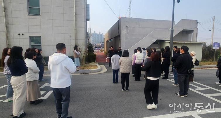 파주건강증진센터, 광탄119안전센터와 소방합동훈련 실시