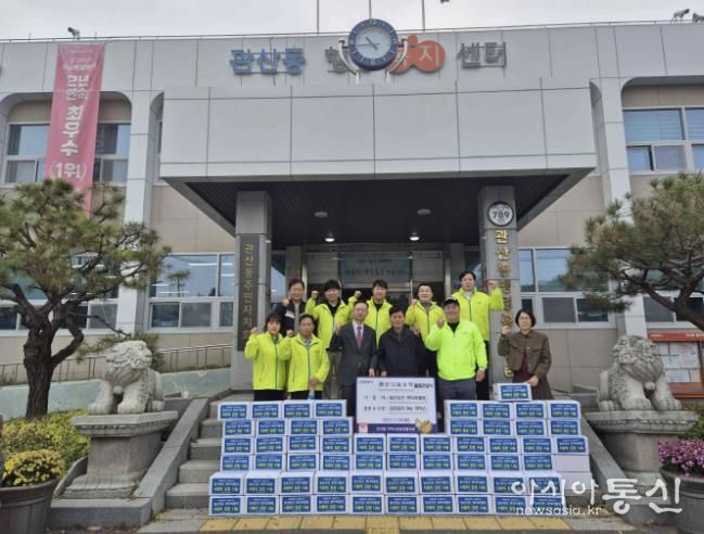 일산강선 로타리클럽, 고양시 관산동에 김장김치 70박스 기부