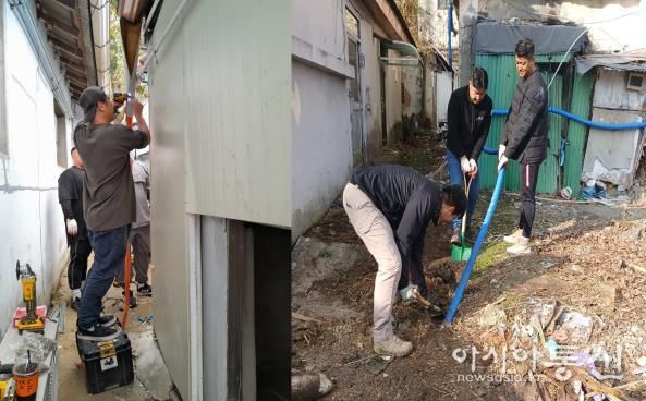 경기북부보훈지청, 독수리봉사단과 함께 겨울 동파 방지 주거환경개선 실시