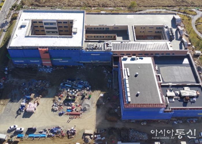 신설 예정 학교 공사 순항, 교육환경 개선 기대(군산내흥초등학교)