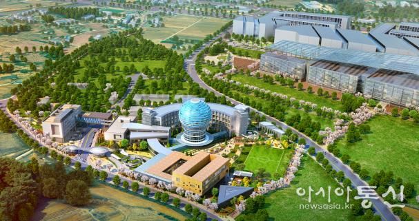사천시, 국가 우주항공 인재 육성 허브 도약 본격화-과학영재학교 조감도