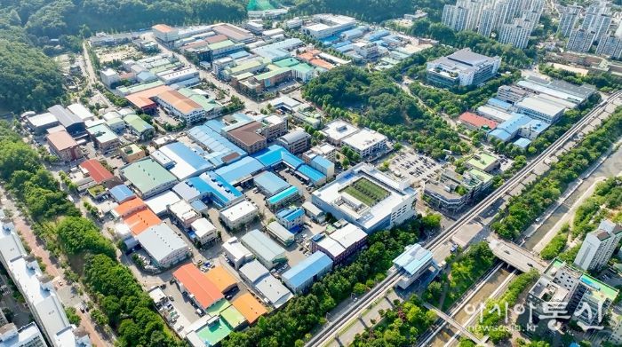 용현산업단지 전경