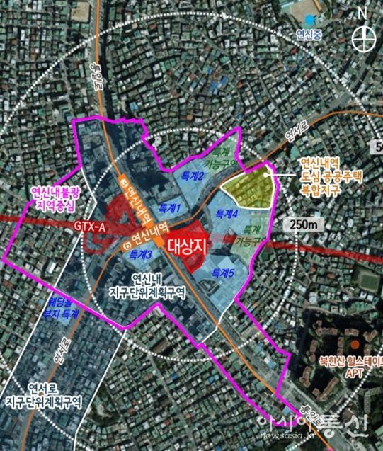 위치도 (은평구 불광동 380-20번지 일대)