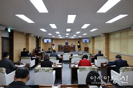 부여군의회, 제297회 정례회 마무리