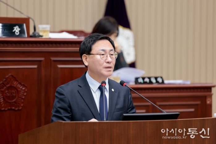 구리시의회 김성태 부의장, 5분 자유발언