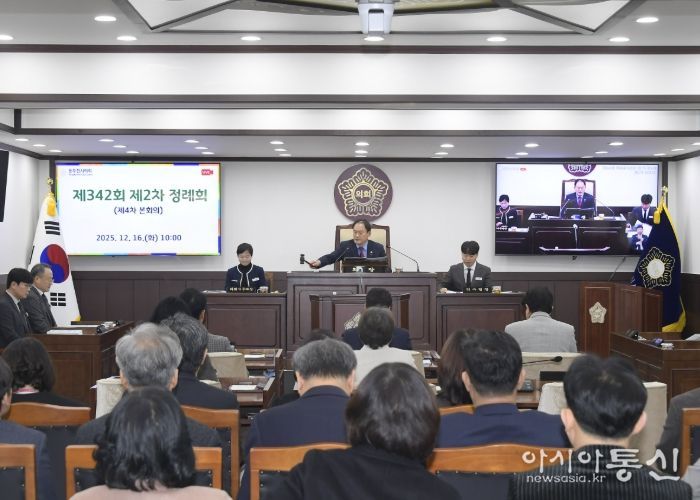 제342회 동두천시의회 제2차 정례회 폐회