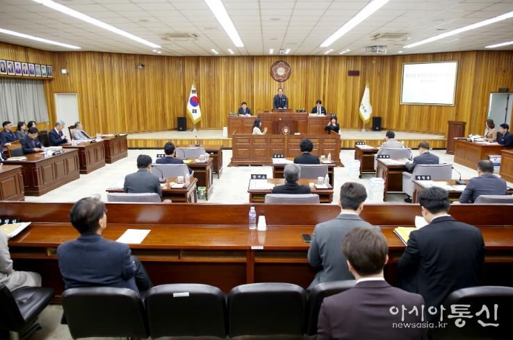 영광군의회, 제291회 제2차 정례회 폐회