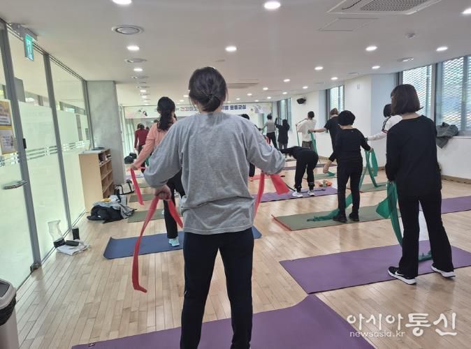 파주시 운정보건소, 하반기 운동교실 큰 호응