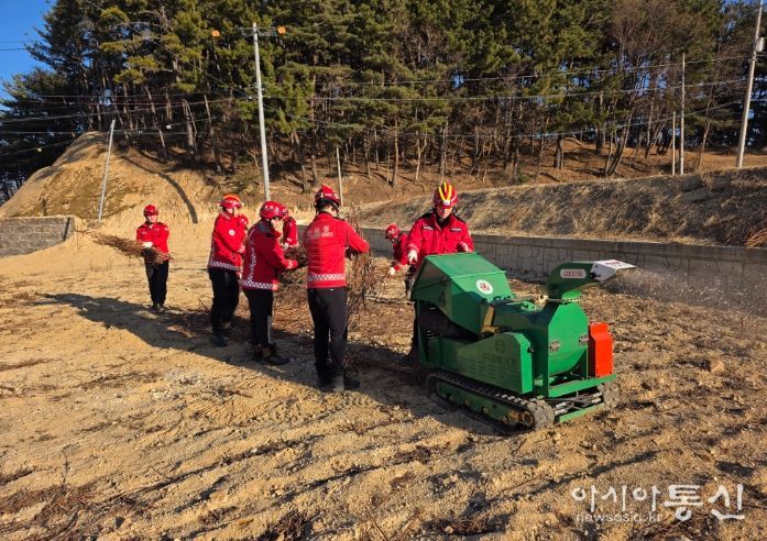 영농부산물 파쇄