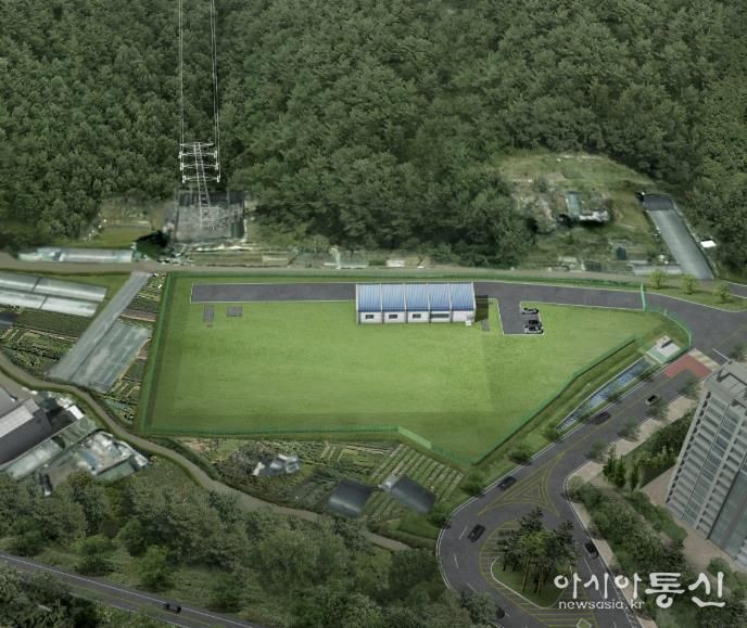 하안동에 설치되는 하수저류시설 조감도