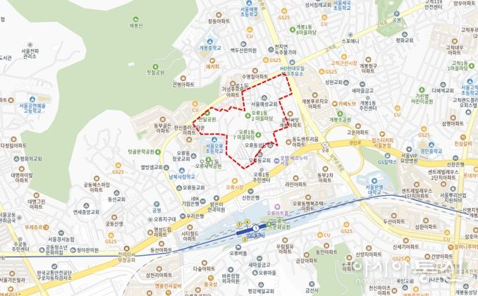 2026년 제1차 주택재개발 후보지 선정구역(구로구 개봉동 66-15/대상지 구역계는 선정위원회 조건이행 및 신속통합기획 등 계획수립 과정에서 변경될 수 있음)