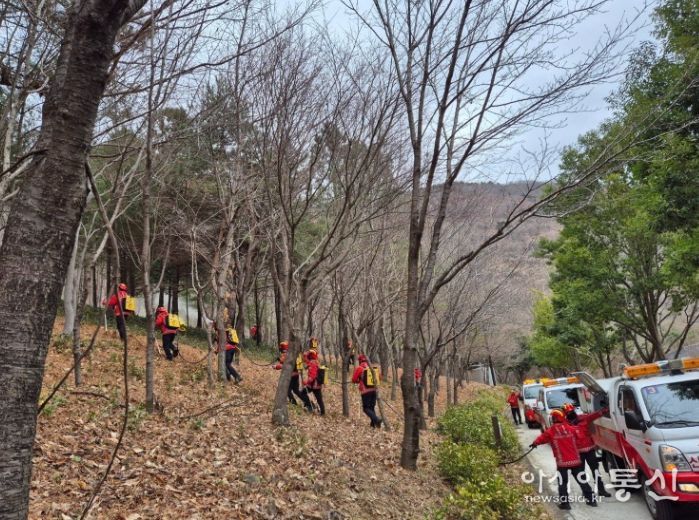 진주시, ‘산불진화·주민 대피훈련’