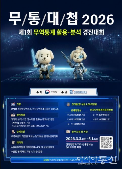 무역통계 활용·분석 경진대회 홍보 포스터